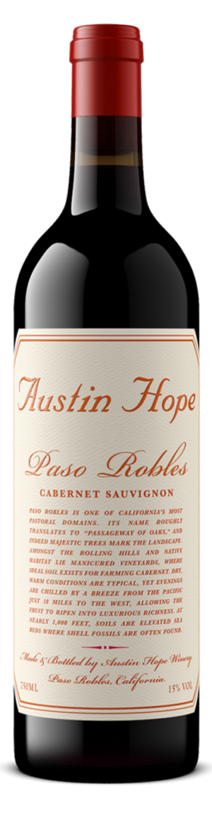 Austin Hope 2021 Paso Robles Cabernet Sauvignon
