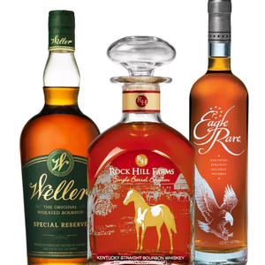 Rock Hill Farms, Weller Special Reserve & Eagle Rare 10 Year 3PK Bourbon Bundle