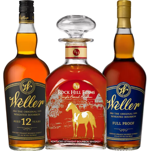 Rock Hill Farms, Weller 12 Year & Weller Full Proof 3PK Bourbon Bundle