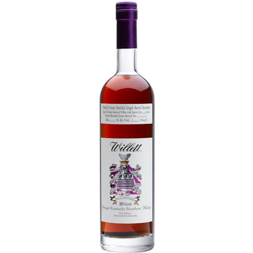 Willett Family Estate Bottled Single Barrel Bourbon Aged in White Oak Barrels for 8 Years 126.4 Proof 