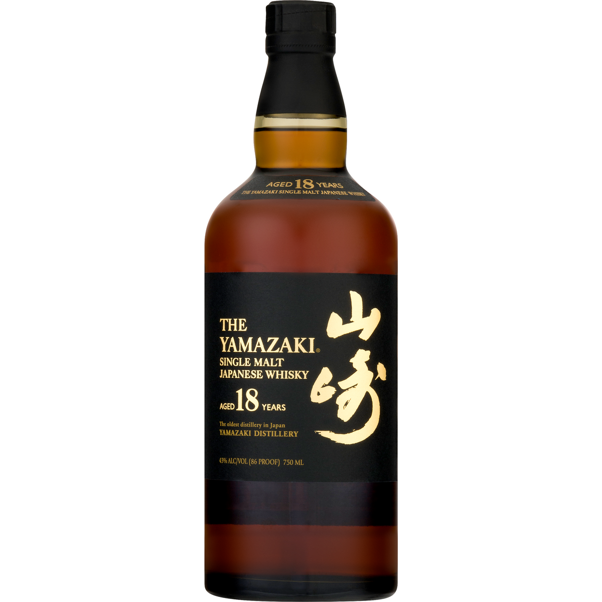 The Yamazaki 18 Year Old Japanese Whisky 750ml